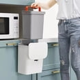 YIWUHOTXIAOHU Modern Wall-Mounted Trash Can With Lid - Sleek and ...