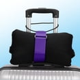 thumbnail image 6 of Uxcell Luggage Straps Bag Bungee, Suitcase Straps Adjustable Belt, Purple 2 Pcs, 6 of 7