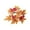 Orange Yellow, variant on Fall Candle s Artificial Artificial Maple Leaf Candle Garland Autumn Candle Orange