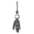 thumbnail image 4 of Llavero de Plumas Turquesa Bohemia Zulema, 4 of 8