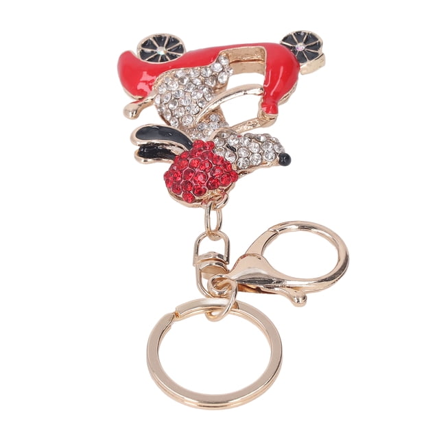 Key Chains PendantKey Chains Rhinestone Cartoon Metal Key Chains Cartoon Key Chains Compact and Lightweight