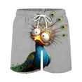 thumbnail image 4 of COSFO Summer Big and Tall Swim Trunks for Men Beach Funny Animal Print Casual Board Shorts with Pockets Elastic Waist Drawstring Relaxed Fit Vacation Bathing Suits, 4 of 5