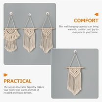 Supvox Macrame Wall Hanging Cotton Rope Room Warming Family Bedroom Decor 1Pack