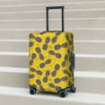 thumbnail image 2 of Lsque Summer Pineapple Printed Luggage Cover, Travel Luggage Protector,Scratch and Dirt Resistant, Fits 18-32 Inch Luggage - Small, 2 of 9
