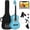 Sky Blue, variant on Best Choice Products 38in Beginner Acoustic Guitar Starter Kit w/ Gig Bag, Strap, Extra Strings - Natural