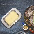 thumbnail image 5 of Stainless Steel Butter Dish Box Container Elegant Cheese Server Storage Keeper Tray With Easy To Ho, 5 of 5