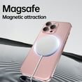 thumbnail image 4 of ELEHOLD Magnetic Case for iPhone 16 Pro Max, Foldable Kickstand Bracket Work with Magnetic Car Mount Lens Film Protection Slim Shockproof Case for iPhone 16 Pro Max,Pink, 4 of 6