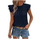 thumbnail image 1 of TaTaai Women Sleeveless Shirt Crew Neck Breathable Lightweight Non See-through Machine Washable No Fading Soft Casual Daily Wear Fashion Basic Blouse Gift, 1 of 5