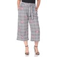 thumbnail image 2 of White Mark Women's Plus Size Gaucho Pants, 2 of 4