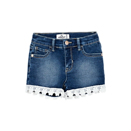 shorts toddler denim lace trim jordache