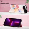 thumbnail image 3 of Case for Google Pixel 7,Google Pixel 7 Wallet Case Cute with Kickstand Magnetic and Card Holder Leather Flip Protective Case for Women Compatible with Google Pixel 7 Marble Colorful, 3 of 10