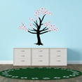 thumbnail image 3 of Floral Peel and Stick Vinyl wall Decal- Cherry Blossom Sticker -Wall Decoration For Home-Easy to use-Wall Mural to Transform a Room with a New Look-Size: 40" x 40"., 3 of 4