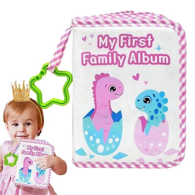 Home Textile Storage Clearance Photo Album For Baby Animal Pattern Family Photo Album With Star Hook Holds 17 Photos Soft Cloth Cover Keepsake Record Book , Home Textile Home Textile Storage