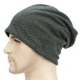 thumbnail image 4 of Charmgo Beanie Clearance, Beanie Hat Good Stretchy Comfortable Loose Keep Warm One Size Adult Men Women Winter Beanie for Outdoor Beanie for Women, Grey Beanie One Size, 4 of 5