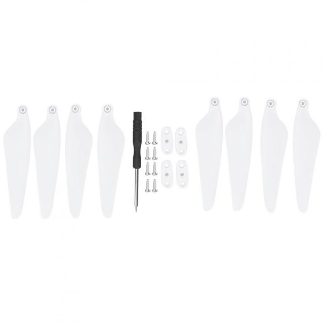 Hélices RC universales para drones H117S Zino/Zino Pro: conjunto de actualización en color blanco