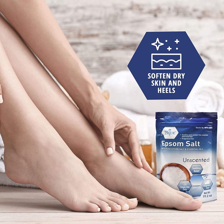 MedPride Epsom Salt for Bath and Foot Soaks, 19.2 oz photo 2
