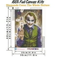 thumbnail image 2 of DIY 5D Joker Diamond Art Painting Kits for Adults,Anime Cartoon Round Full Drill Crystal Rhinestone Embroidery Cross Stitch Arts Craft Canvas for Home Wall Decor，12"x 16", 2 of 6