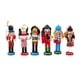 thumbnail image 2 of 6 Piezas Cascanueces de Navidad Adornos de Cascanueces de Madera Estatua de Dibujos Animados de 12 cm Figura de Cascanueces Decoración para, 2 of 9