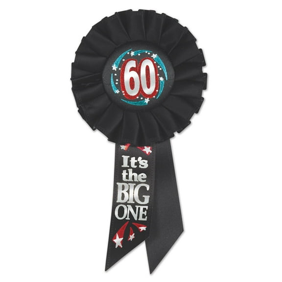 The'Beistle - RS171 Beistle 60 It's The Big One Rosette, 3?quot; x 6?quot;, Multicolor