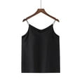 thumbnail image 5 of RMGVDSD Womens Tank Tops Casual Women V Neck Silk Satin Tank Tops With Built In Bra Sleeveless Versatile Layering Shirt Fashion Summer Camisole Fashion Tank Shirt, 5 of 6