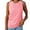 Pink, variant on Sherrylily Women Tank Tops Crew Neck Sleeveless Casual Loose Fit Tee Shirts S-2XL