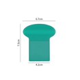 thumbnail image 2 of Office Hotel Self Adhesive Portable Plastic Transparent Handle Lifting Device Toilet Seat Lifter Toilet Lid Raise RED, 2 of 8