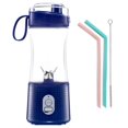 thumbnail image 2 of Exprimidor de Eléctrico USB Licuadoras de Tamaño Pequeño Procesadores de Alimentos Taza de Exprimidor Mezcdor de Portátil para Gimnasi Azul perfecl Exprimidor eléctrico de frutas, 2 of 7