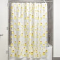 thumbnail image 1 of Idesign Peva Plastic Ducks Shower Curtain, Pvc-Free Waterproof Liner For Kids', Guest, College Dorm, Master Bathroom, Polyethylene_Vinyl_Acetate, 72"" X 72"", Yellow And Orange, 1 of 1