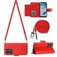 thumbnail image 2 of for Moto G Power 5G 2023 Wallet Case RFID Blocking Card Slots Holder with Shoulder&Crossbody Strap, Magnetic Folio Kickstand Handbag Flip Phone Cover for Motorola Moto G Power 5G 2023, Red, 2 of 8