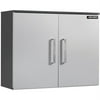 Black & Decker Hitch Cap 2-Door Wall Cabinet, 31-1/4"W x 11-3/4"D x 24-7/8"H, Charcoal/Silver Laminate Finish