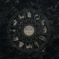 thumbnail image 2 of Junior's Lost Gods Celestial Astrological Wheel Graphic Crop T-Shirt Black Small, 2 of 4