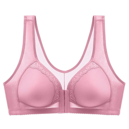 

Sngxgn Sports Bras For Women Comfort Fit Women s Oh So Light Wireless Bra with Comfort Foam Full-Coverage T-Shirt Bra Hot Pink 46