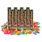 Multicolor Confetti Cannons 8 Pack