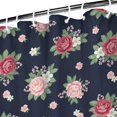 thumbnail image 3 of Pioneer Flower Floral Print Pattern Shower Curtain 72"x72", Bathroom Decorative Shower Curtain Set with 12 Hooks, Waterproof Washable, 3 of 6