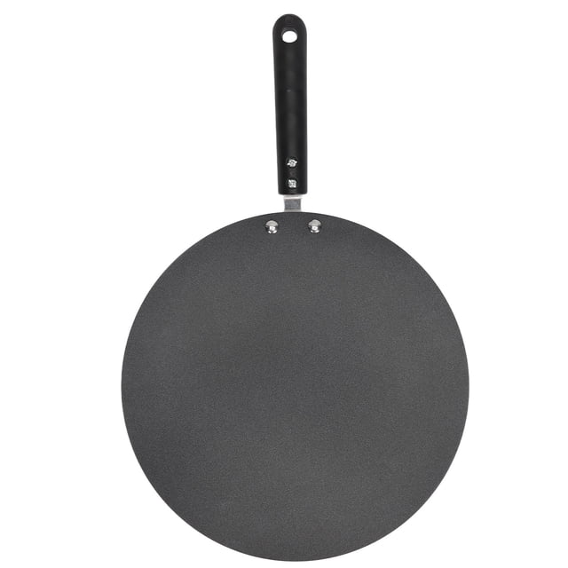 Sartén Para Crepes Antiadherente, Plancha Para Panqueques Redonda De Aluminio Calentada Uniformemente Y Fácil Limpieza Para Estufa Para Freír Huevos