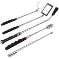 thumbnail image 2 of Pickup Device, Pickup Tool Set for Men 5Pcs with 360 Swivel Inspection Telescoping Magnet Pickup Tool Flexible Led Flashlight Mechanic Tools Cool Gadgets for Men with a Bag, 2 of 7