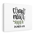 thumbnail image 4 of Scripture Walls  Draw Near James 4:8 Bible Verse Canvas Christian Wall Art Ready to Hang Unframed, 4 of 12