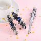 thumbnail image 2 of 5 Pieces Crystal Rhinestones Hair Barrettes Flower Butterfly Pearl French Vintage Clip Wedding Navy Hair Jewelry for Women, 2 of 4