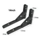 thumbnail image 2 of 2PCS Triangle Folding Angle Bracket Heavy Support Adjustable Wall Mounted, 2 of 10