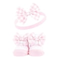 thumbnail image 4 of Hudson Baby Infant Girl Headband and Socks Giftset, Pink Blue 10-Piece, One Size, 4 of 7