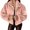 Pink, variant on Winter clothing for women Plus Size Jacket Winter Warm Zip Up Coat Soft Outerwear For Fashionable Elegant Casual Outfit