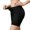 Black, variant on Womens 5-Hook Art Print Corset Top Lace-Up Back Waist Trainer Elegant Shapers Black XL