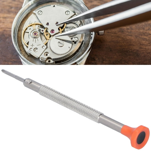 Watch Repair Mini Screwdriver,Stainless Steel Screwdriver, Portable Watch Repairing Screwdriver Watch Repair Tools
