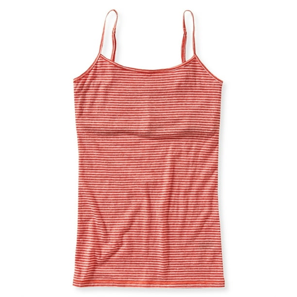 Aeropostale Womens Favorite Cami Tank Top, Red, X-Small 