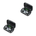 thumbnail image 1 of Sidaley Wireless Earbuds Rechargeable Sweatproof Noise Calling Cancelling Sports Headset Earphones Microphone with 1 2Conjunto, 1 of 6