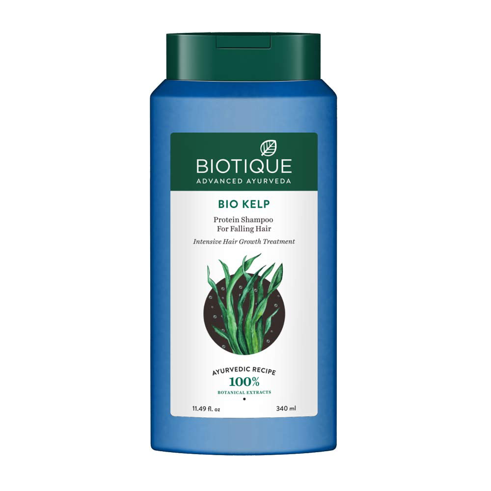 Biotique Bio Kelp Protein Shampoo For Falling Hair Intensive Hair Regrowth  Treatment, 340 ml 