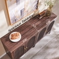 thumbnail image 5 of SinCiDo Modern TV Stand for TVs up to 65", Wood Entertainment Center w/Adjustable Shelves, 61.75‬"W Media Console Cabinet for Living Room, 5 of 7
