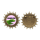 thumbnail image 1 of Camaleón Africano de Madagascar Pin de gancho de metal vintage con forma de sol Unbranded M, 1 of 3