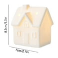 thumbnail image 4 of Cheapark White Ceramic Christmas Tree - Desktop Household Ornament & Holiday Gift, Mini Scene Layout Prop for Tabletop & Home Festive Accents, 4 of 6