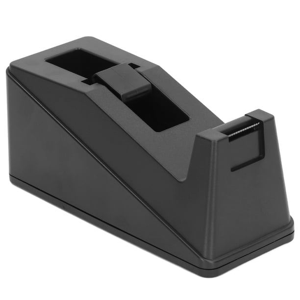 Dispensador De Cinta Adhesiva Grande, Negro, Escritorio, Antideslizante, Resistente A La Oxidación, Hoja De Acero Inoxidable, Base Cortadora